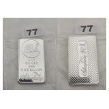 SilverTowne 1 oz .999 Fine Silver Prospector Bar
