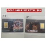 2026 Liberia The Magician 1/1000 oz Gold Coin