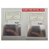 Pyromet 1 oz .999 Fine Silver Card with COA