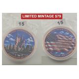 2026 5oz .999 Copper 9/11 25th Anniv Coin Low...