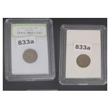 1957 Lincoln Wheat Penny Copper INB Slabbed
