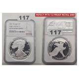 2021 W Silver Eagle T-2 NGC PF70 Ultra Cameo 1 oz