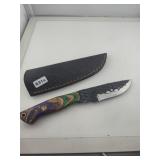 Custom Fixed Blade Textured Hunting Knife 631s