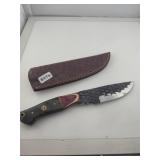 Handmade Dragon Scale Fixed Blade Hunting Knife