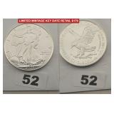 2026 1 oz Silver Eagle Low Mintage Rare Coin