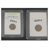Early Lincoln Copper Wheat Cent INB Slab 1930s