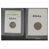 Early Lincoln Cent 1930-1939 Copper INB Slab