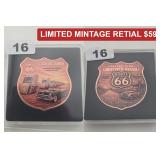 2026 Route 66 1 oz Copper Low Mintage Coin