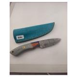 Handmade Damascus Steel Skinning Hunting Knife