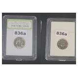 1963-P Jefferson Nickel INB Uncirculated Slabbed