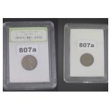 Lincoln Wheat Cent Copper Penny INB Slabbed Case