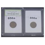 Early Lincoln Copper Cent 1930-1939 INB Slab