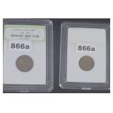 Early Lincoln Cent 1930-1939 Copper INB Slab