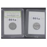 1935 Indian Head Buffalo Nickel INB Slabbed