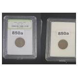 Early Lincoln Cent 1930-1939 Copper INB Slab