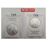 2009 1 OZ AMERICAN SILVER EAGLE DOLLAR .999