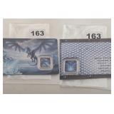 Ice Dragon 1 Gram .999 Copper Art Coin Card