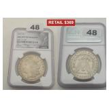 1921 S Morgan Silver Dollar Brilliant Unc NGC