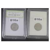 Early Jefferson Nickel 1938-1976 INB Slabbed
