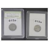 INB Slabbed Indian Head Buffalo Nickel Coin