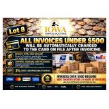PAYMENT - CARD ON FILE CHARGED AFTER AUCTION
