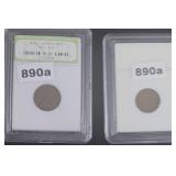 1930-1939 Early Lincoln Copper Cent INB Slab