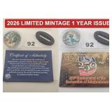 2026 Low Mintage USA 250th Half Dollar Coin