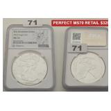 2023 1 oz Silver American Eagle NGC MS 70