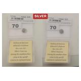 Habbarid Emirate Abbasid Silver Damma Coin 70