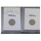Early Copper Lincoln Cent 1920-1929 INB Slab