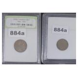 Early Lincoln Cent 1930-1939 Copper INB Slabbed