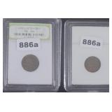 Early Lincoln Cent 1920-1929 Copper INB Slab
