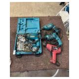 Four corded drills
