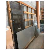 Sheets of glass and windows