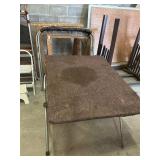 Collapsible work table and saw horses