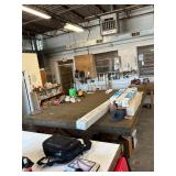 2 Workshop tables with removable top