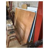 Stack of plywood