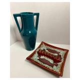 VINTAGE RED WING (MINNESOTA) POTTERY VASE,