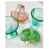 MID-CENTURY CAMBRIDGE STYLE PRESSED GLASS