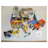 Toy Lot - Smurfs, Simpsons, Misc.