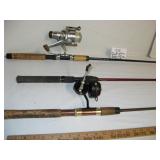 (3) Fishing Poles