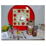 Strawberry Shortcake Tray and Misc.
