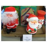 Walking Santas and Vintage Candles