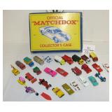 Matchbox Lesney Cars with Case