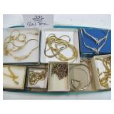 Gold Tone Necklaces and Bracelets