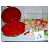 Strawberry Shortcake Container & Dolls