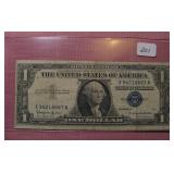 Series 1957B Silver Certificate Dollar