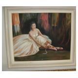 Ballerina Oil Painting