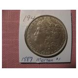 1887 Morgan Dollar