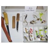 Fishing Lures and Knives